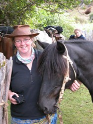 Alison with her horse